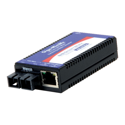 Advantech B+B SmartWorx Giga-MiniMc TX-SX user manual Advantech B+B SmartWorx Giga-MiniMc TX-SX user manual