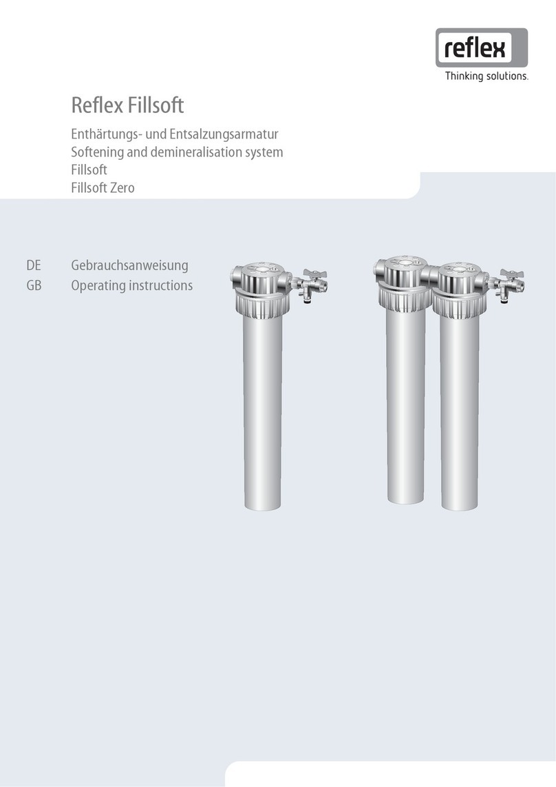 Reflex Fillsoft operating instructions