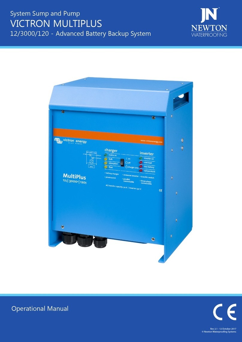 Victron energy Multiplus Quick start guide