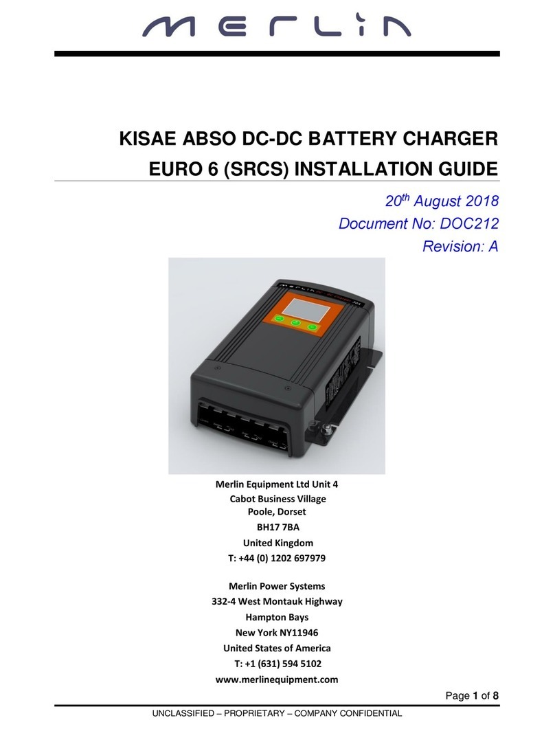 Merlin KISAE ABSO Series installation guide Merlin KISAE ABSO Series installation guide