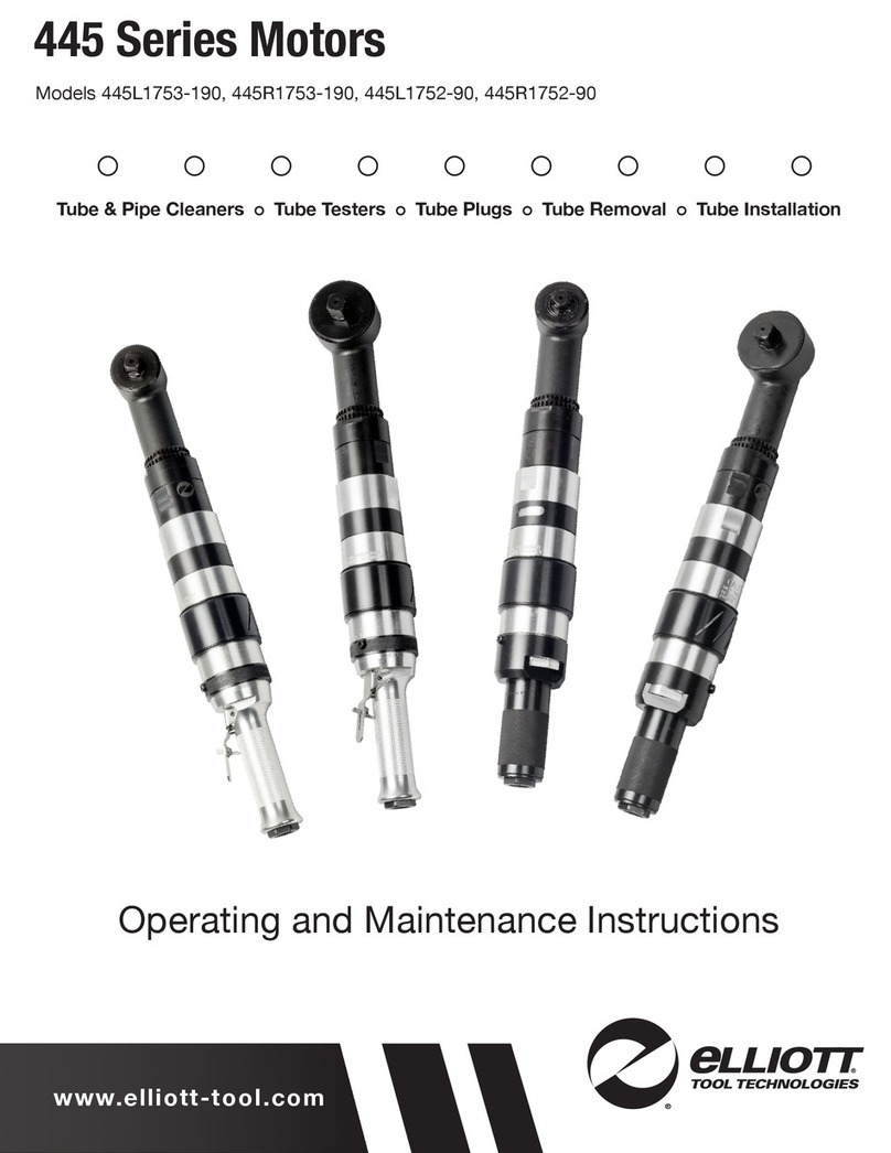 Elliott 445 Series Operating and maintenance instructions