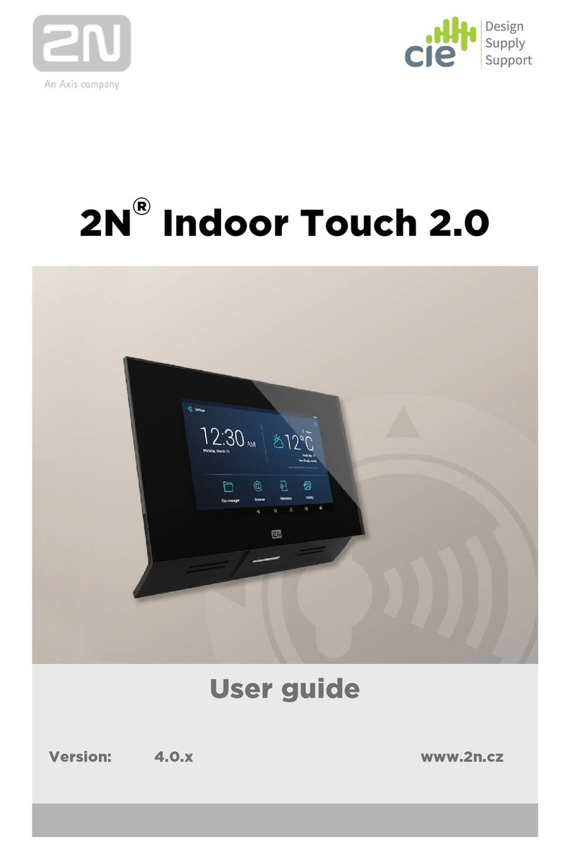 Axis 2N Indoor Touch 2.0 user guide