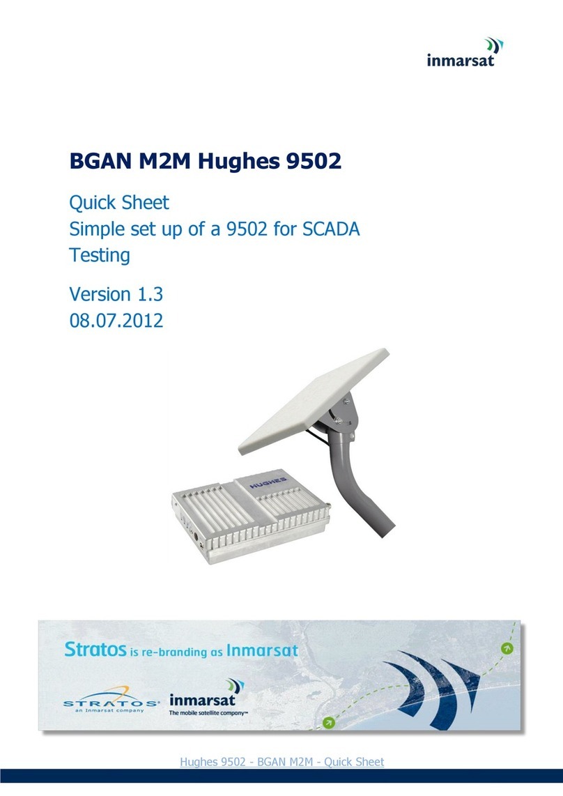 Hughes 9502 User manual