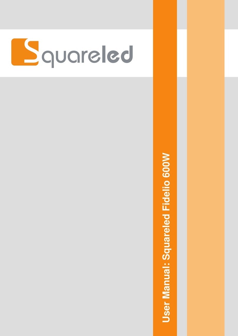 Squareled Fidelio User manual