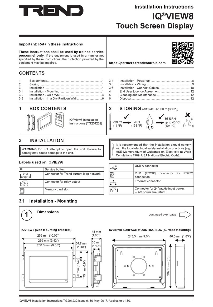 TREND IQView8 User manual