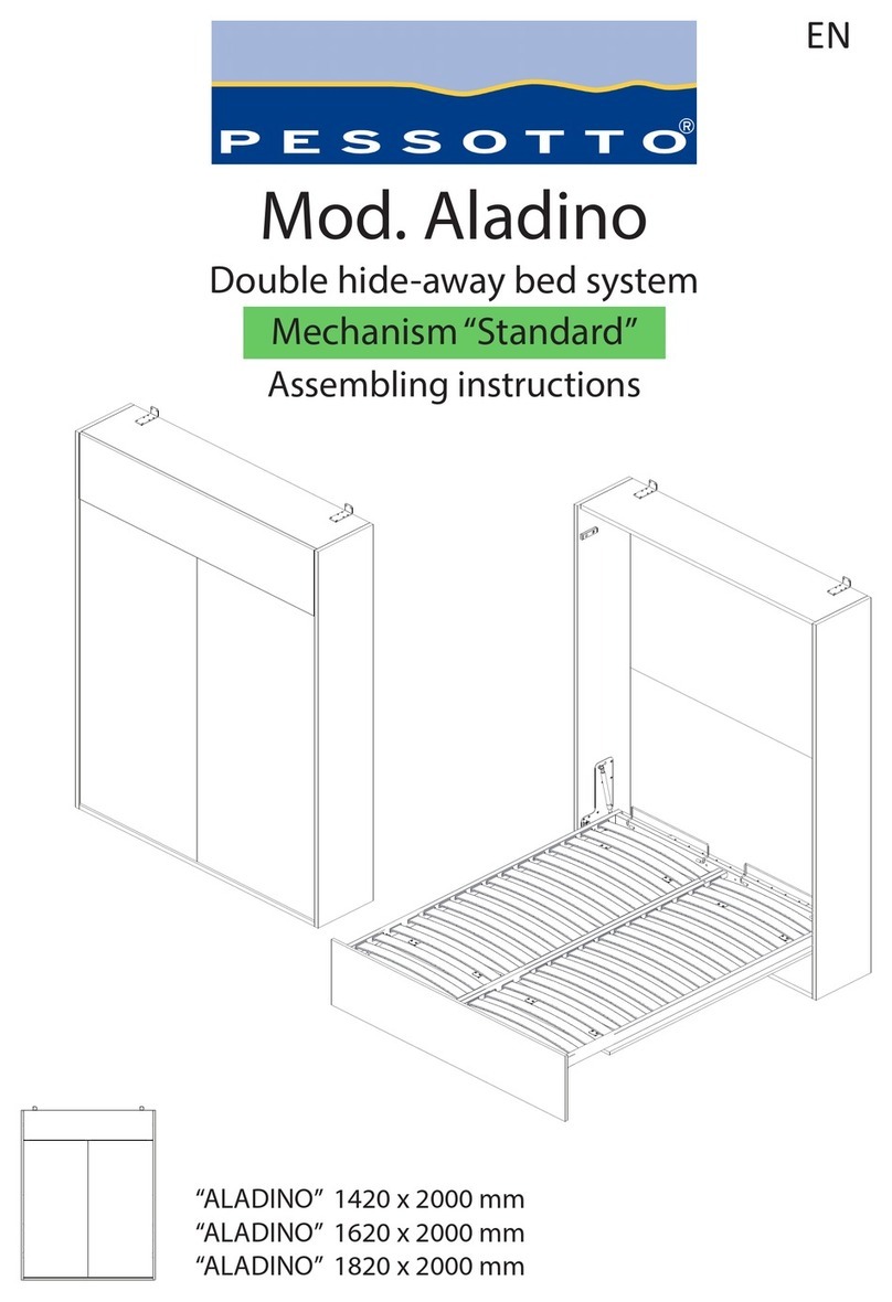 Pessotto Aladino Series Assembling instructions