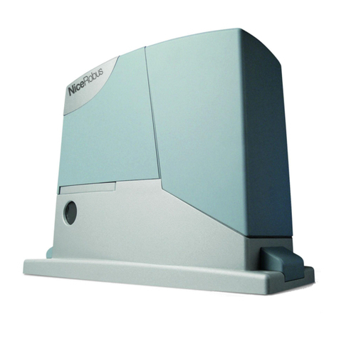 Nice ROBUS350 Product manual