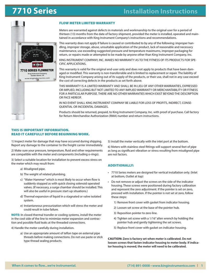KING 7710 Series installation instructions