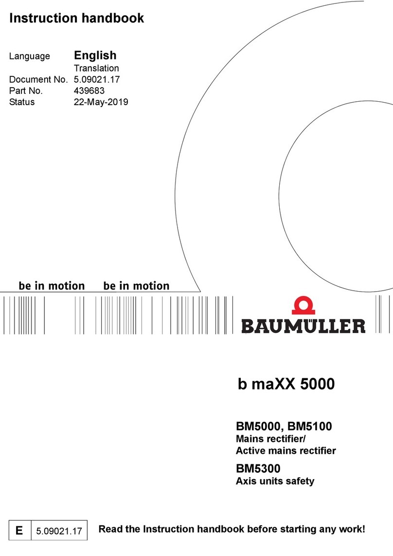 Baumuller b maXX 5000 manual&nbsp;