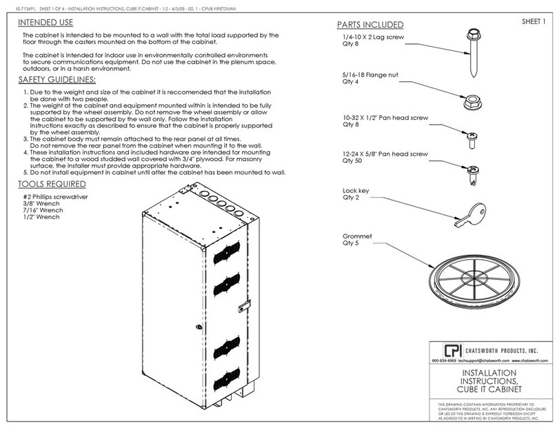 Chatsworth Products CUBE-iT installation instructions
