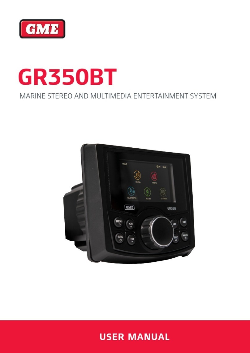 GME GR350BT User manual