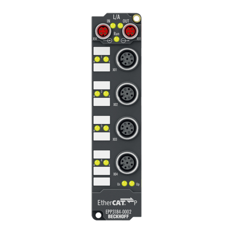 Beckhoff EPP3174 Operator's manual