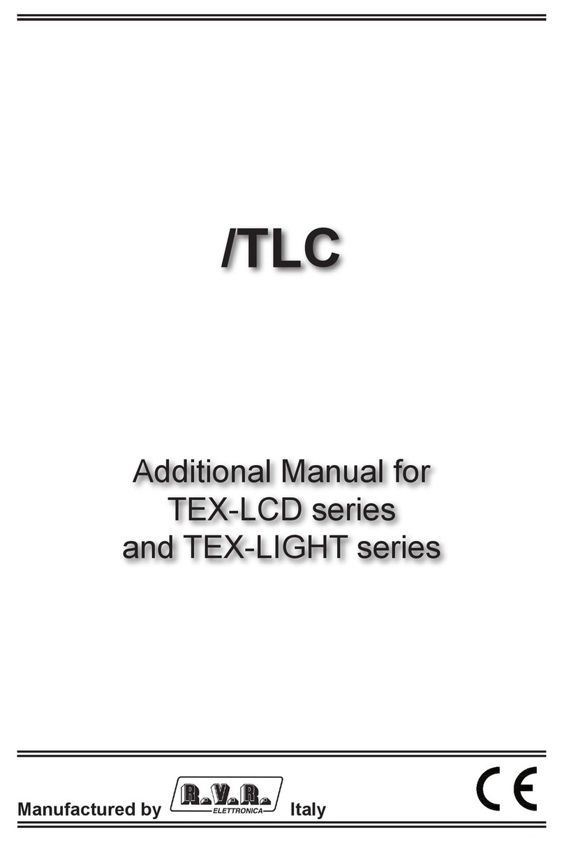 RVR Solar TEX-LCD Series Additional manual