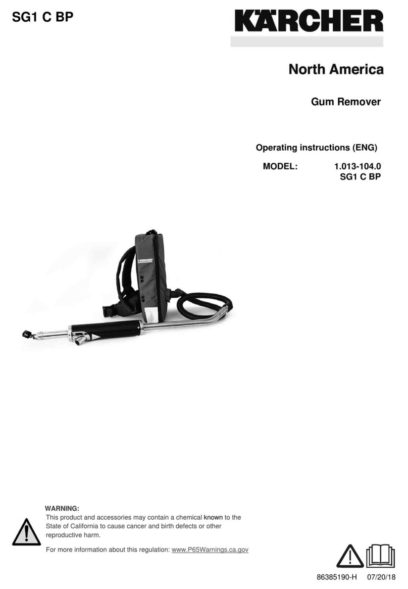Kärcher SG1 C BP operating instructions
