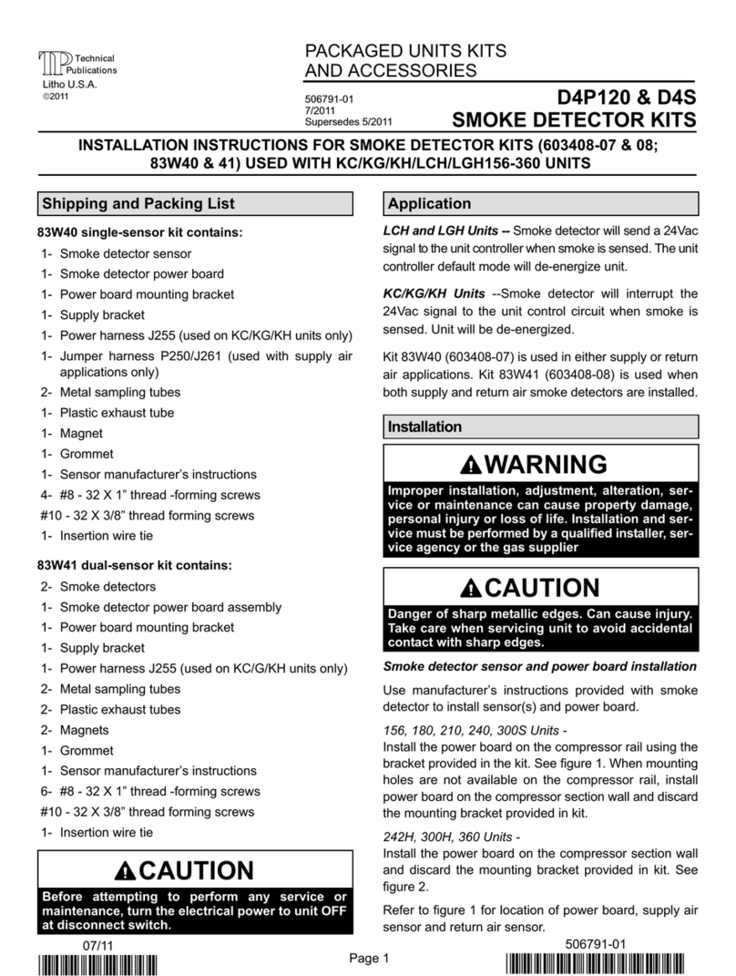 System Sensor D4P120 installation instructions