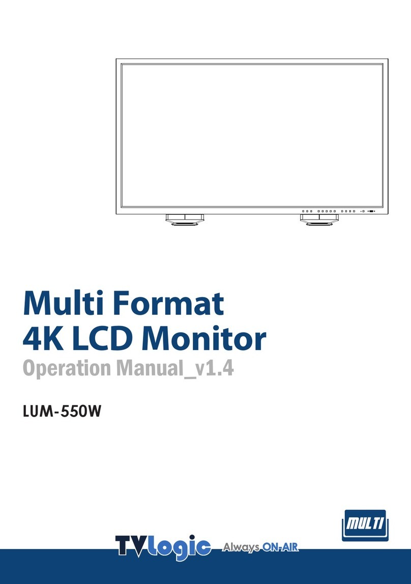 TV Logic LUM-550W User manual