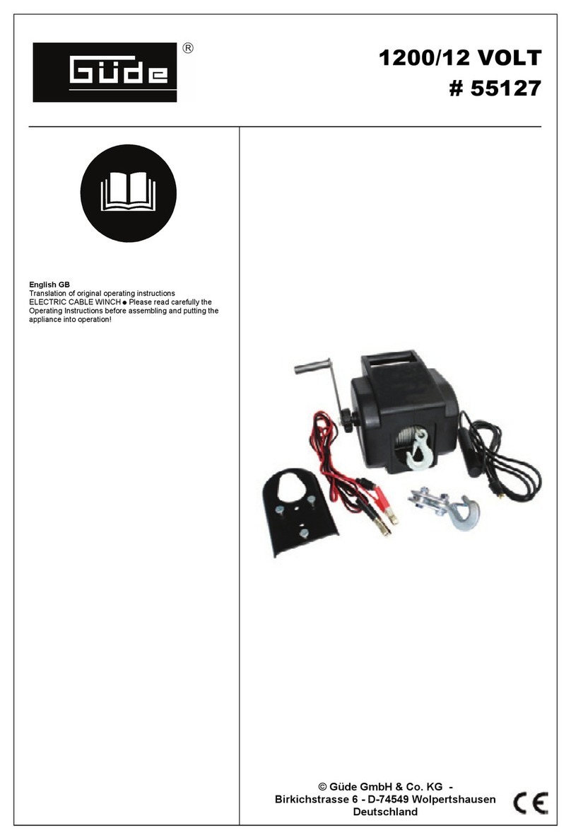 Gude 55127 Translation of original operating instructions