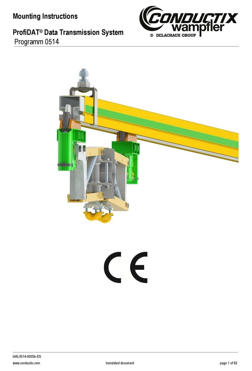 Conductix-Wampfler ProfiDAT Programm 0514 User manual
