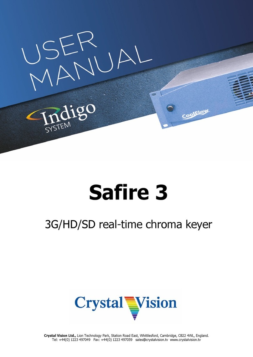 Crystal Vision Safire 3 User manual