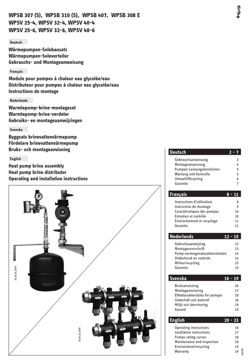 STIEBEL ELTRON WPSB 307 User manual
