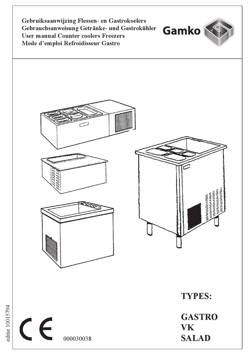 Gamko Gastro Series user manual
