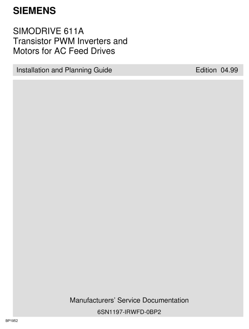 Siemens SIMODRIVE 611A Technical manual