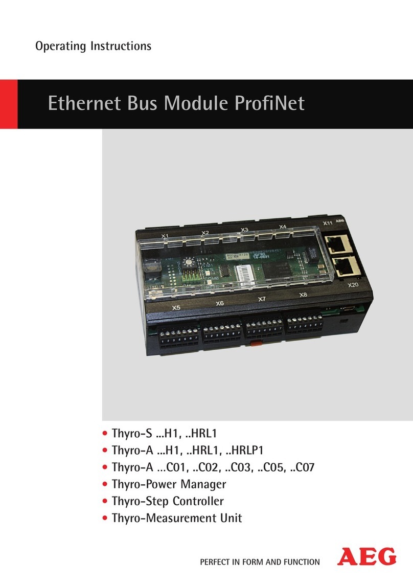 AEG Thyro-A H1 Series User manual