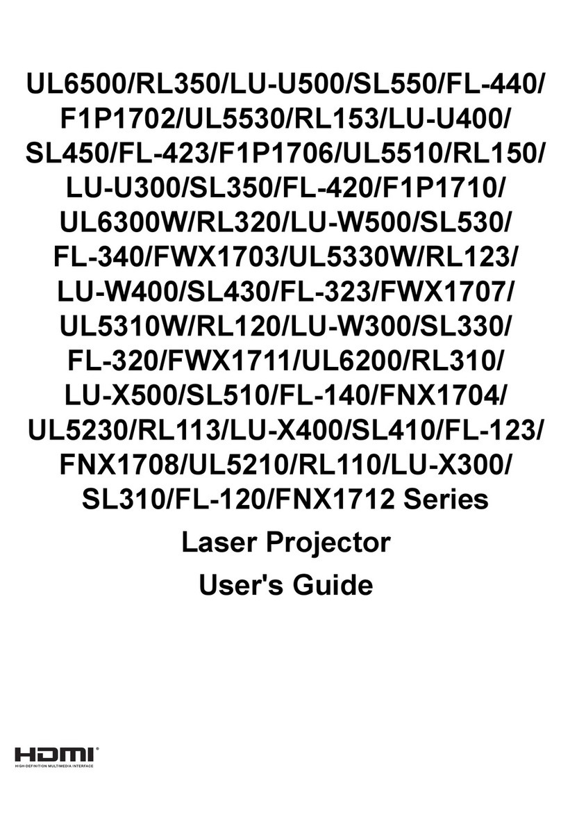 Acer UL6500 User manual