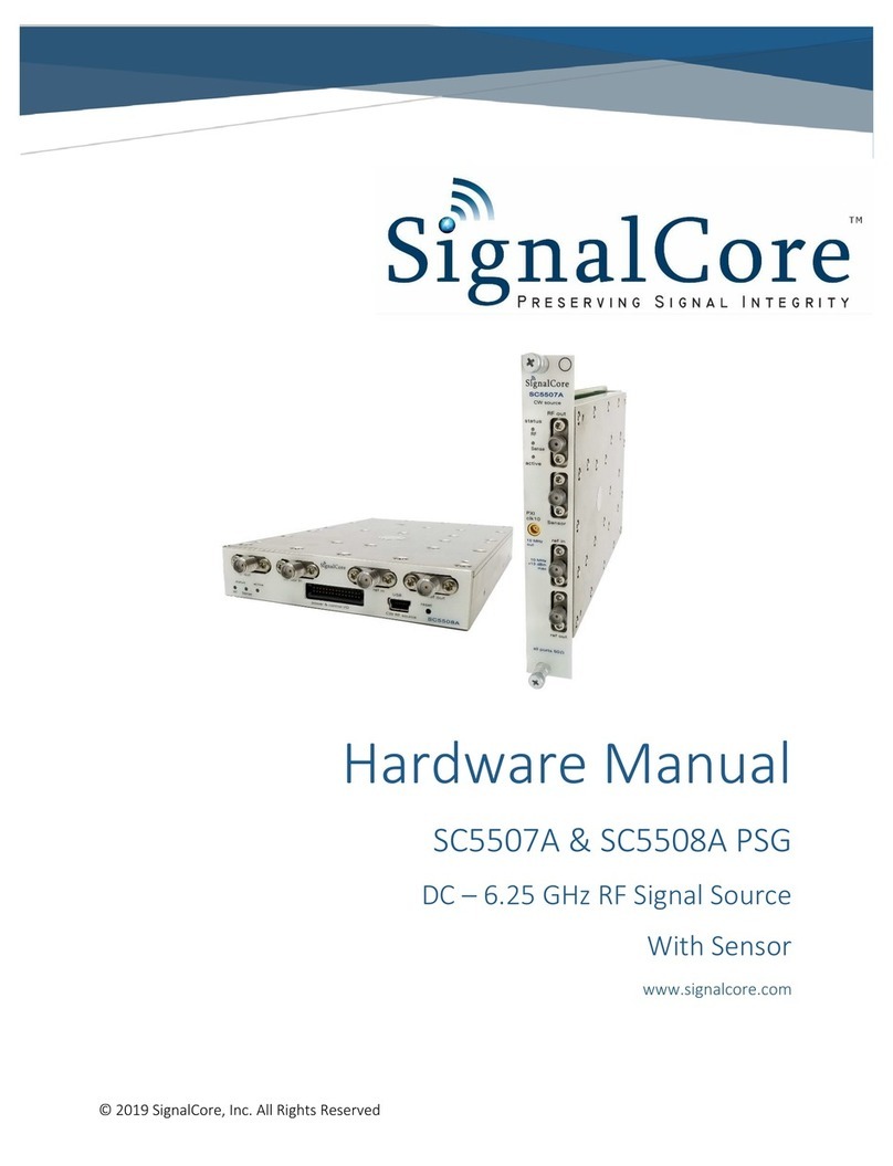 SIGNALCORE SC5507A Hardware manual