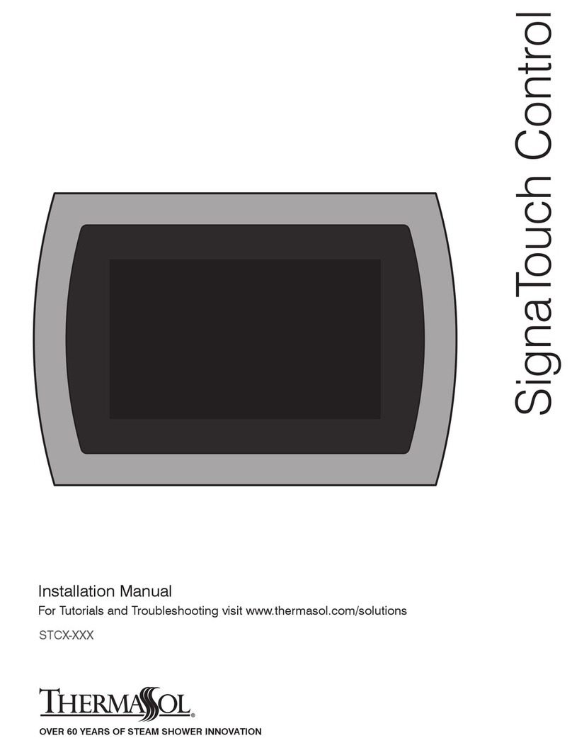Thermasol SignaTouch STCX Series User manual