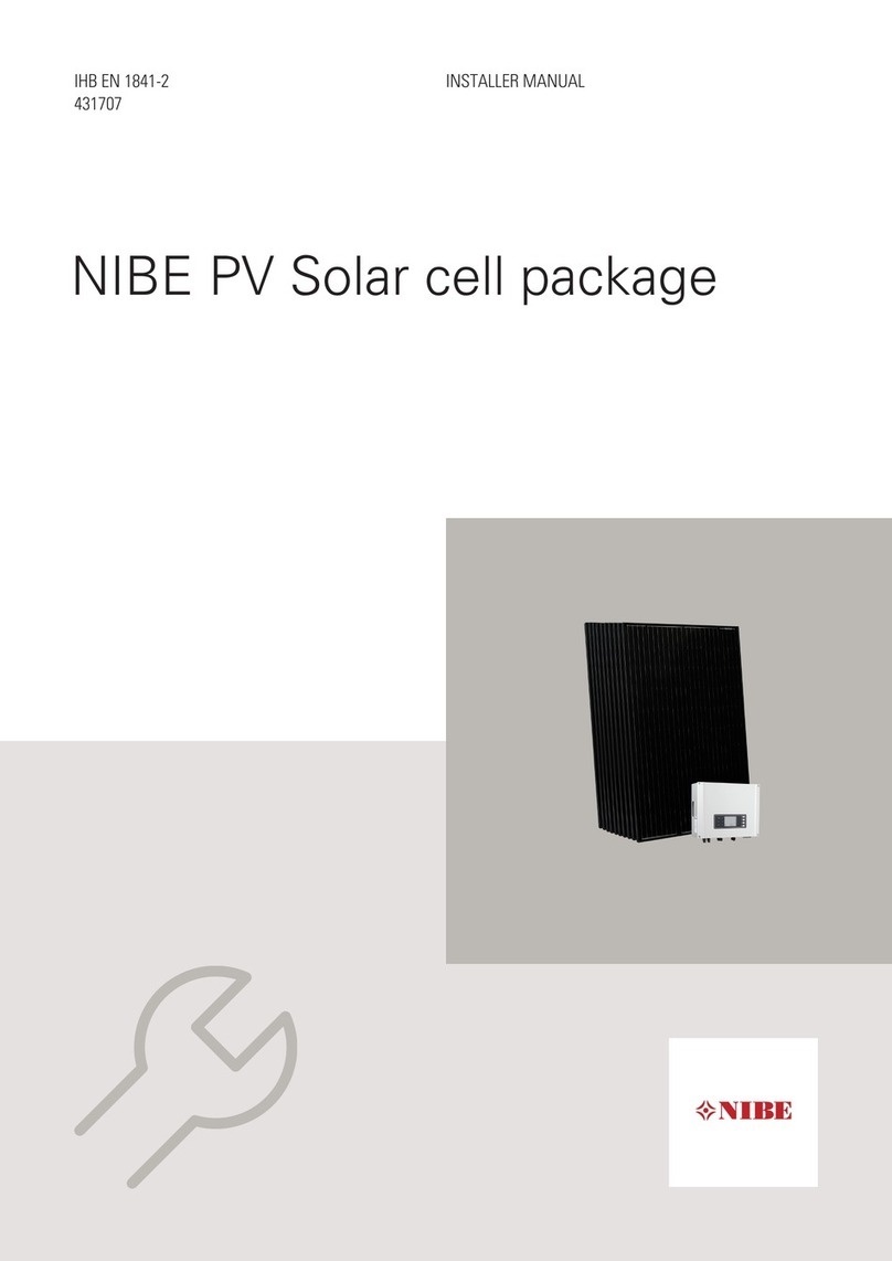 Nibe PV Solar Installer manual