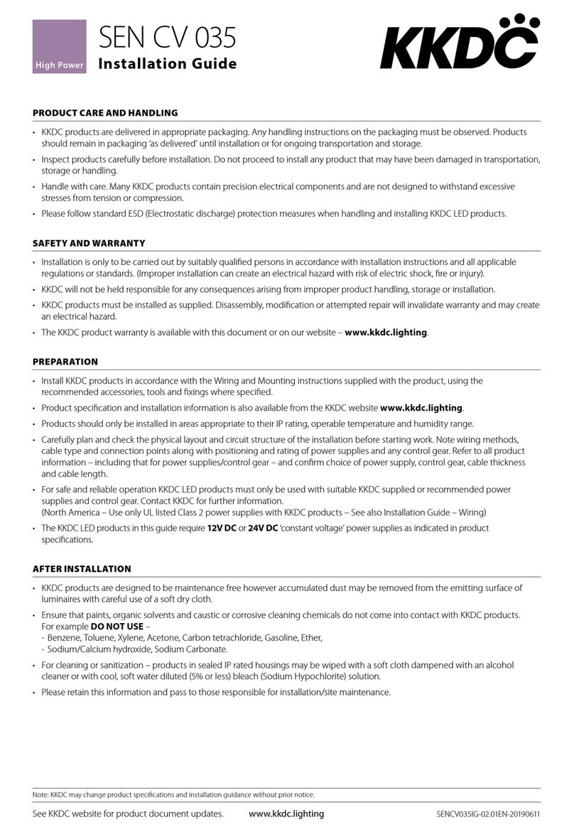 KKDC SEN CV 035 installation guide