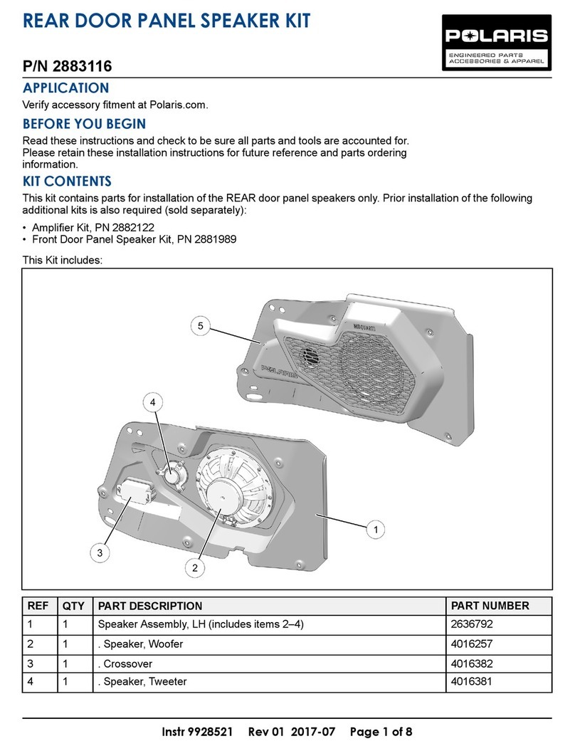 Polaris 2883116 manual