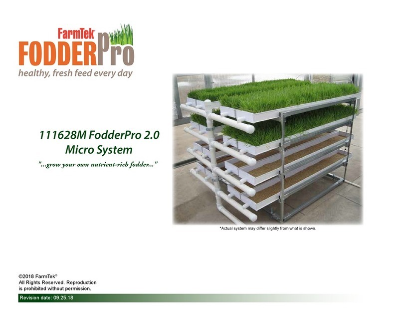 FarmTek FodderPro 2.0 Micro System manual