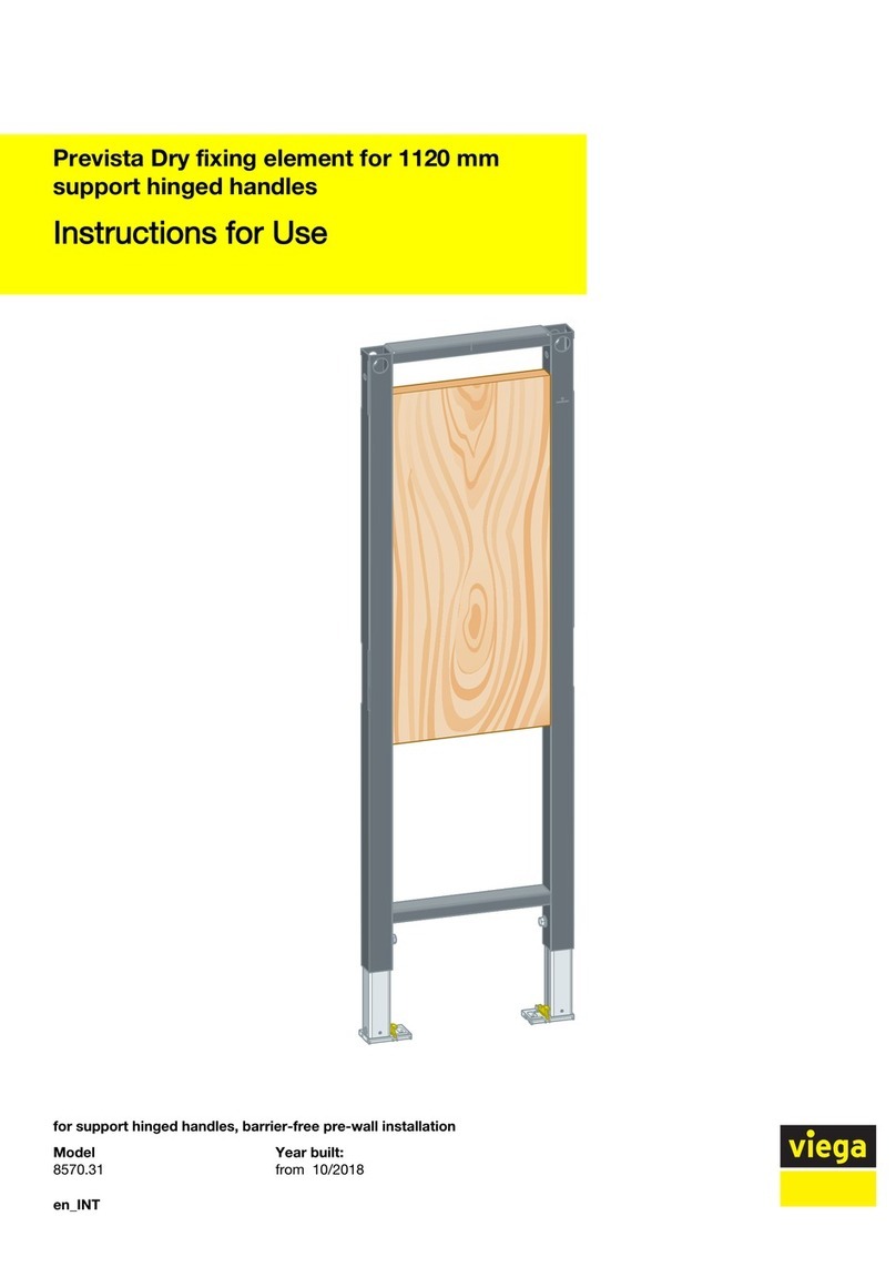 Viega Prevista Dry 8570.31 User manual