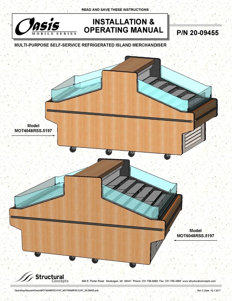 Structural Concepts Oasis MOT4048RSS.5197 Installation instructions Structural Concepts Oasis MOT4048RSS.5197 Installation instructions