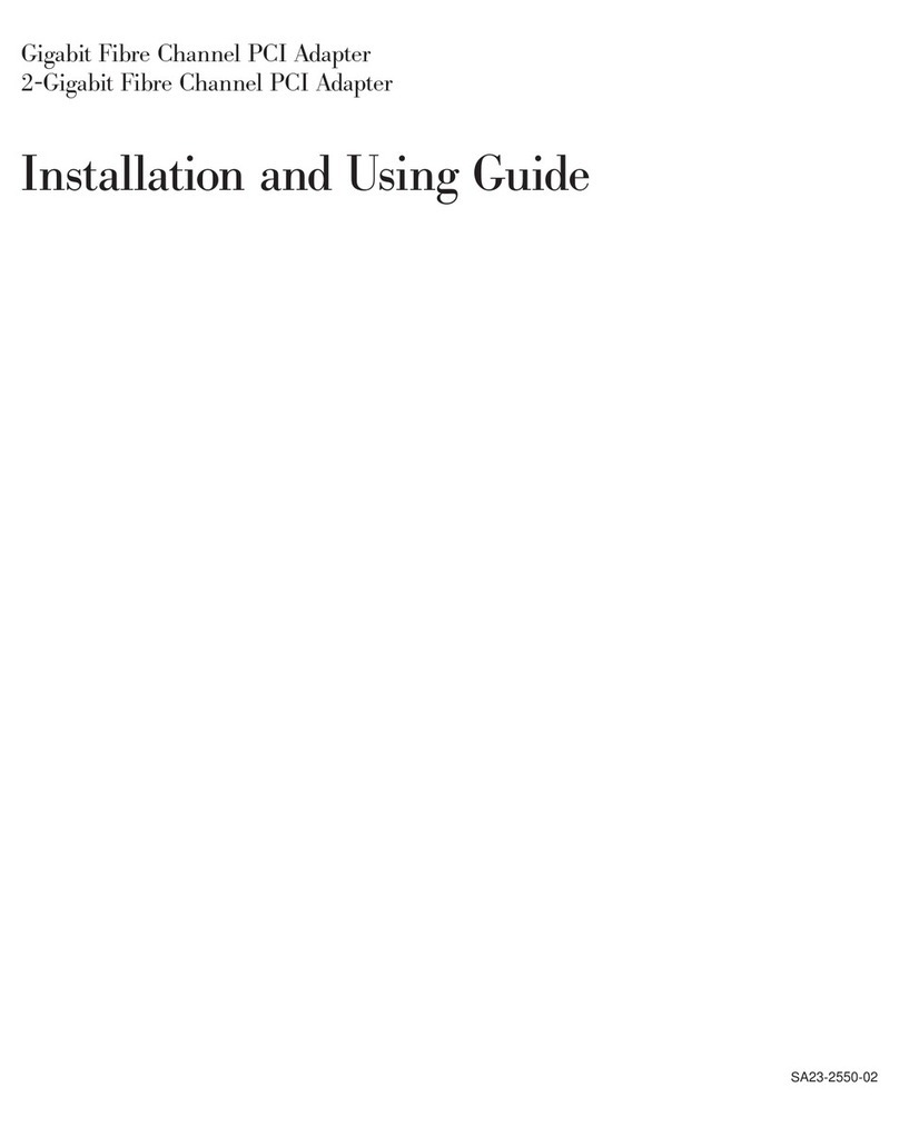 IBM Gigabit Fibre Channel PCI Installation and using guide