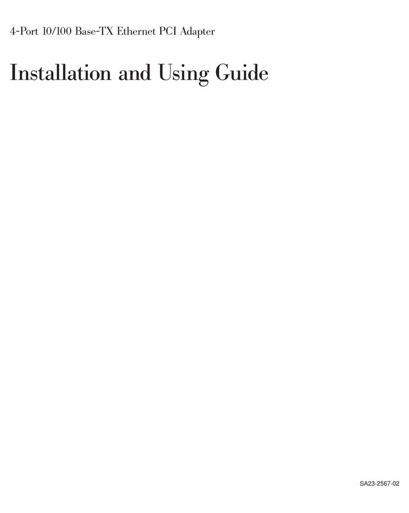 IBM 4-Port 10/100 Base-TX Ethernet PCI Guide