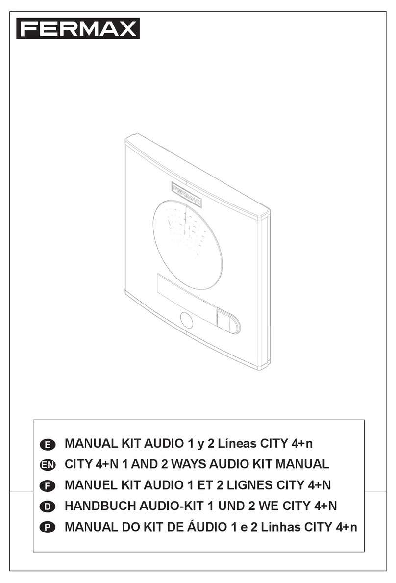 Fermax CITY 4+N 1 WAY manual