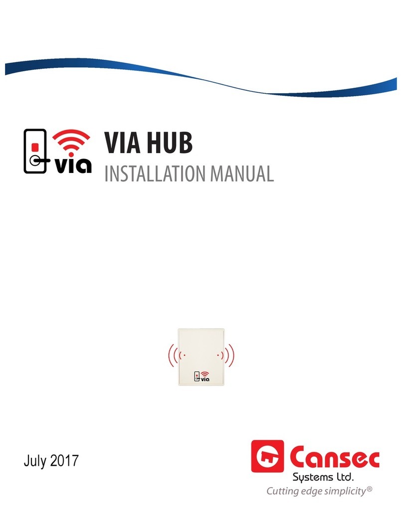 Cansec Via Lock1 User manual