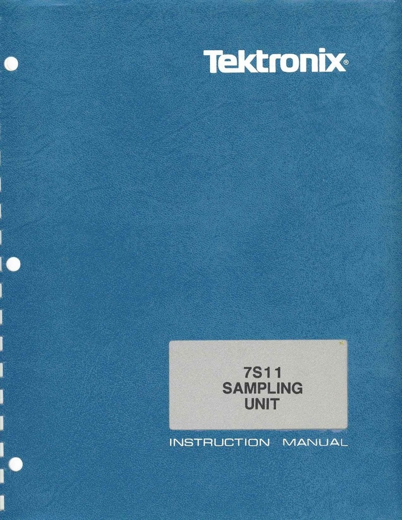 Tektronix 7S11 instruction manual