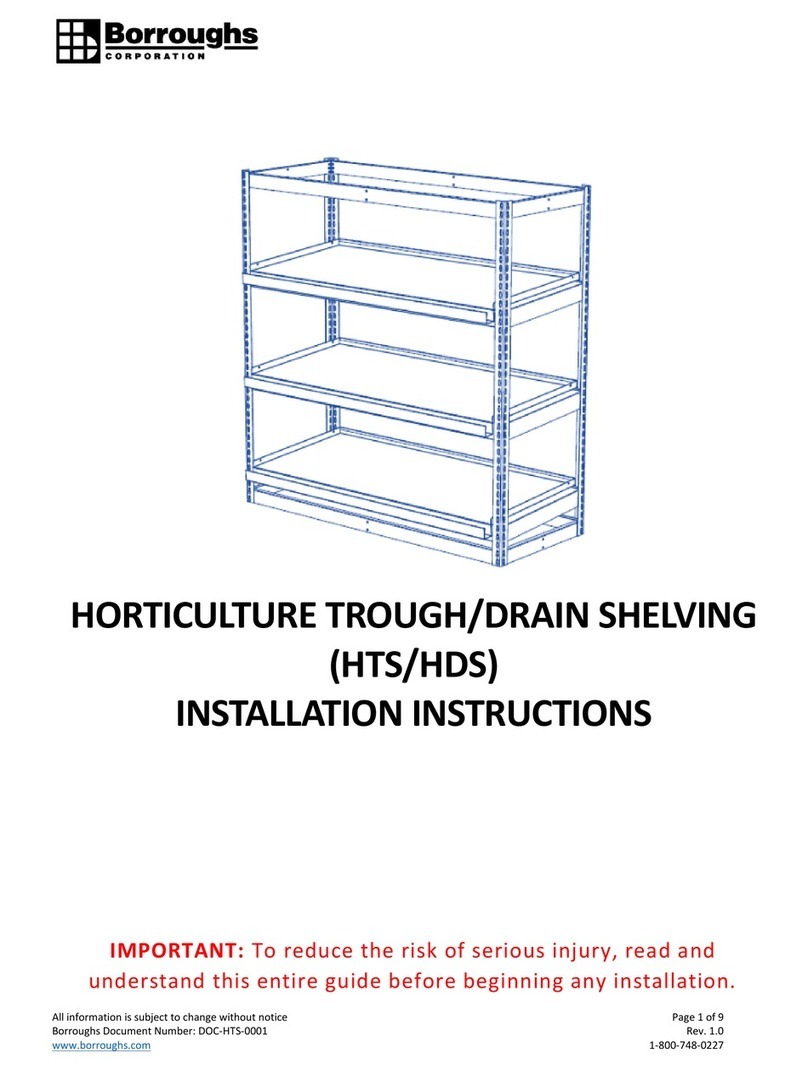 Borroughs HTS installation instructions Borroughs HTS installation instructions
