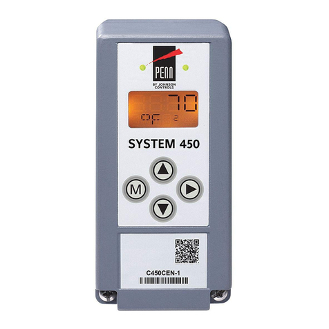 Johnson Controls Penn System 450 Series Technical bulletin