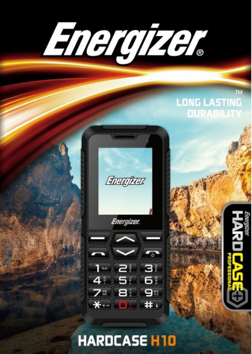 Energizer Hardcase H10 User manual Energizer Hardcase H10 User manual