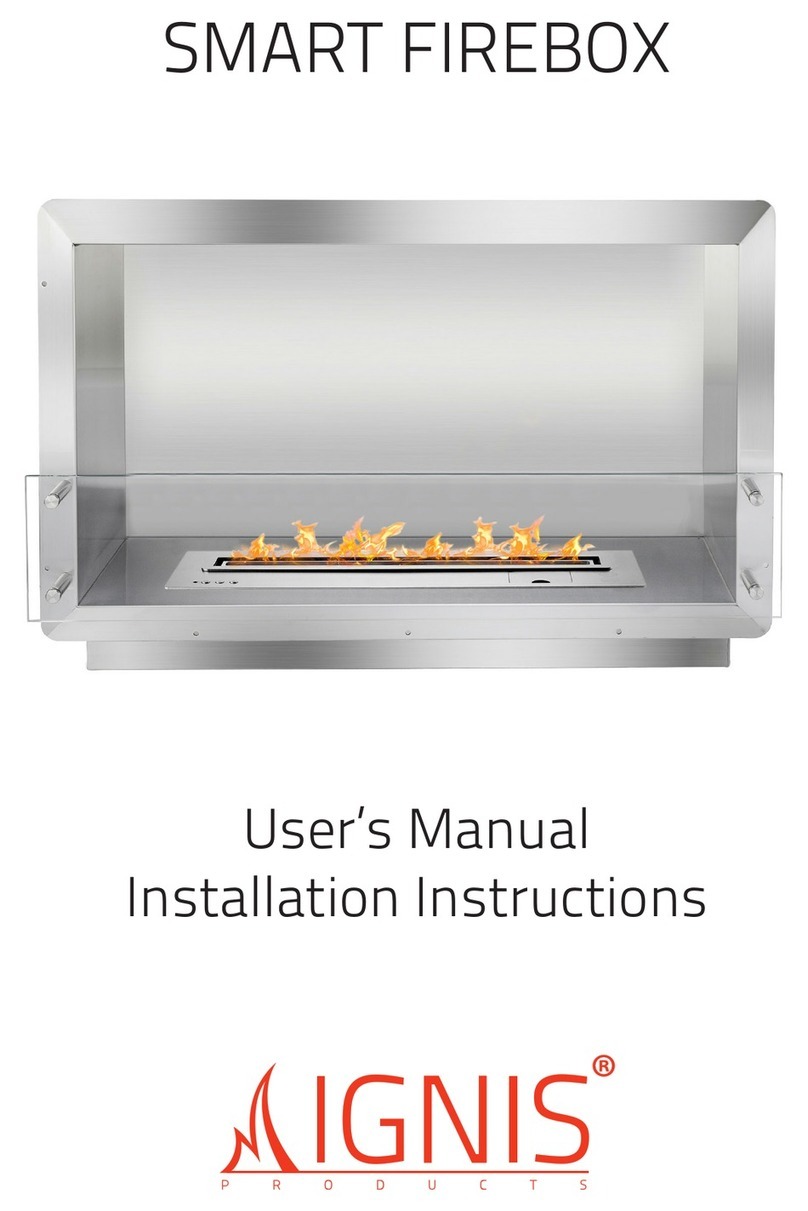 Ignis SMART FIREBOX User's manual & installation instructions Ignis SMART FIREBOX User's manual & installation instructions
