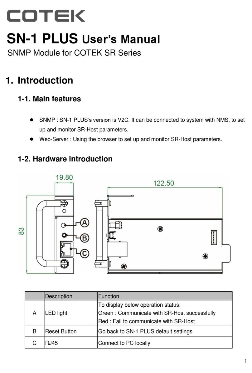 Cotek SN-1 PLUS user manual