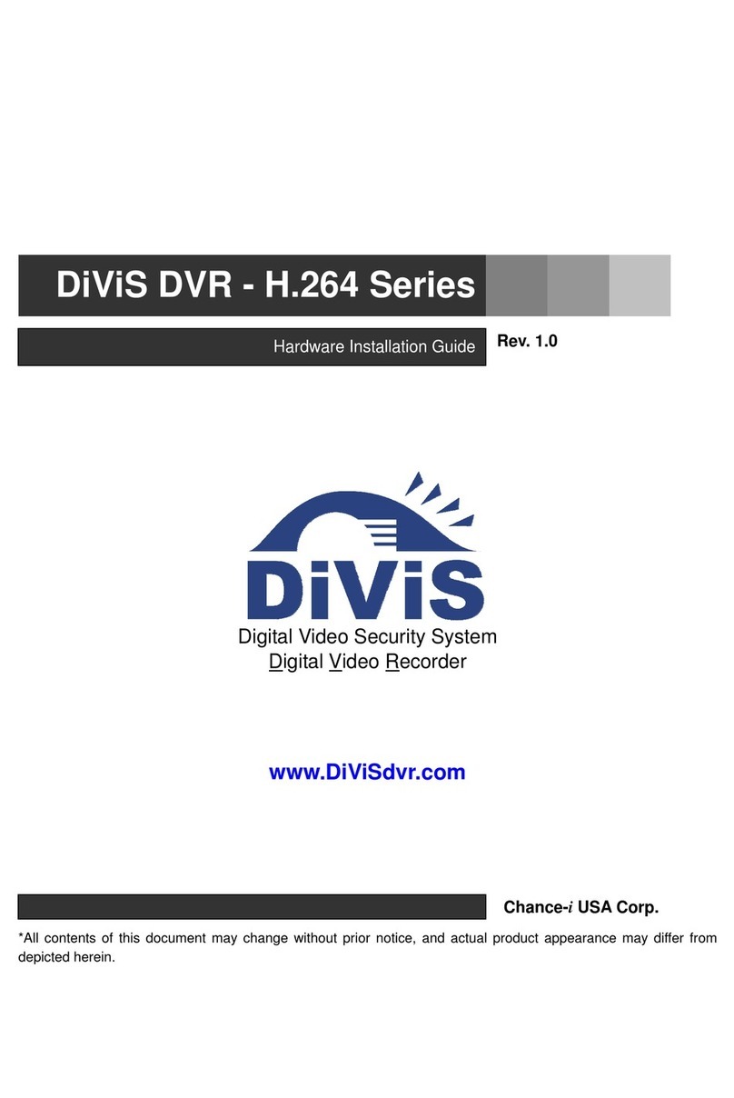 Divis H.264 Series Manual Divis H.264 Series Manual