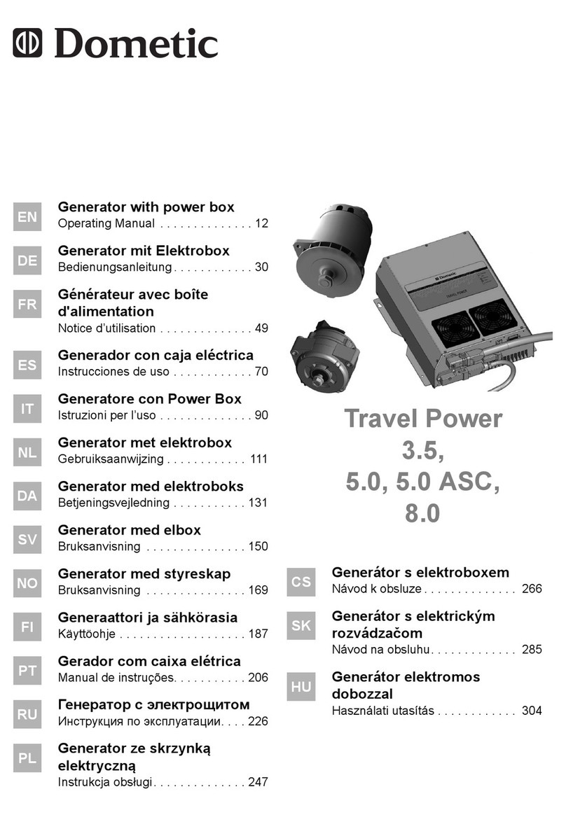 Dometic Travel Power 3.5 operating manual Dometic Travel Power 3.5 operating manual