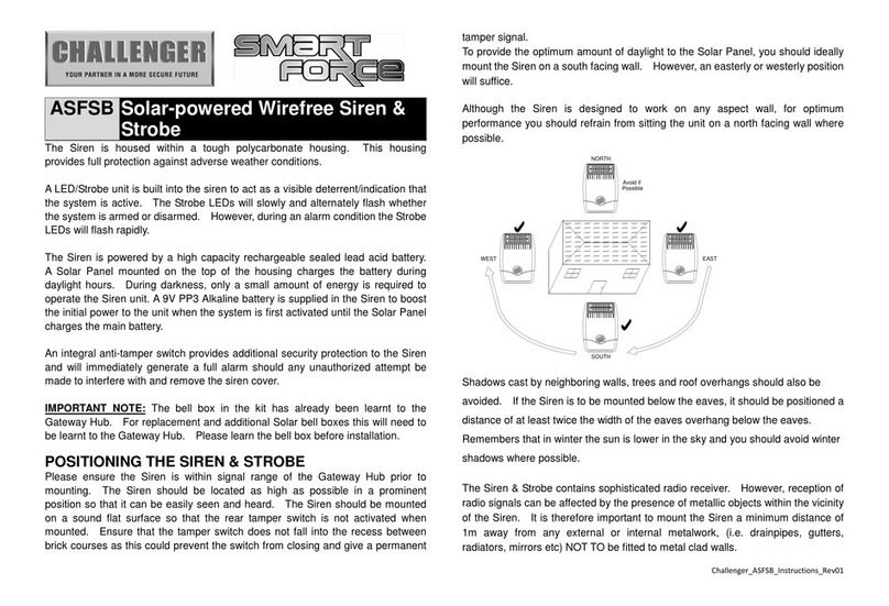 Challenger Smart Force ASFSB User manual Challenger Smart Force ASFSB User manual