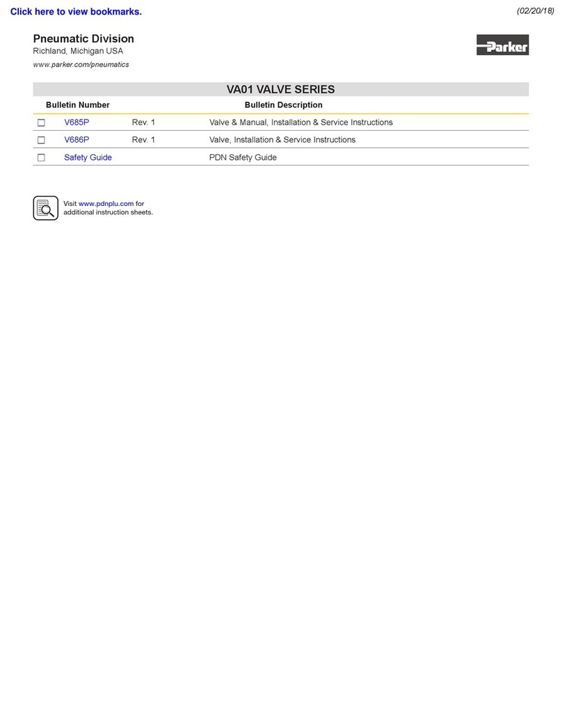 Parker VA01 Series User manual